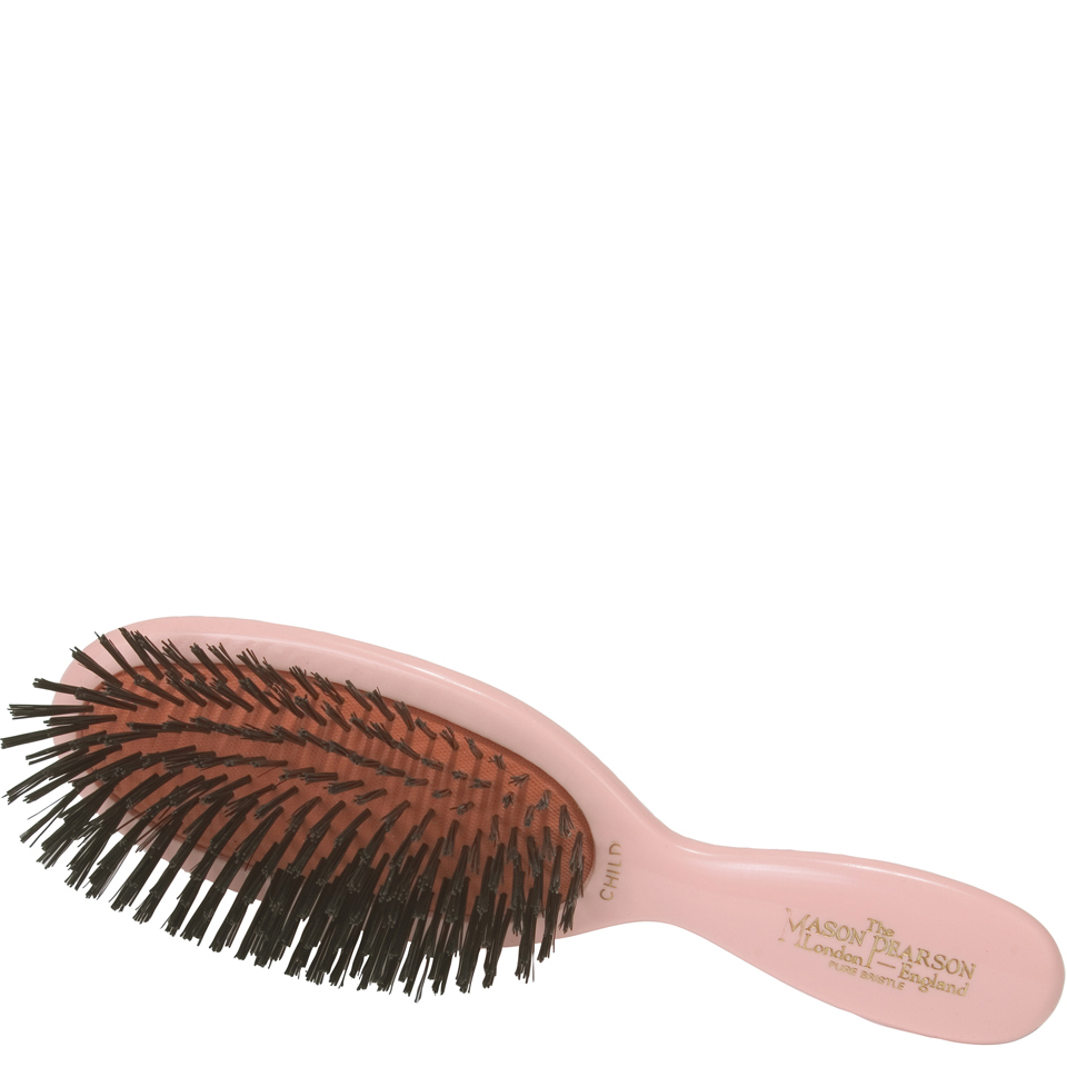 Mason Pearson Children's Pink Sensitive Bristle Hair Brush