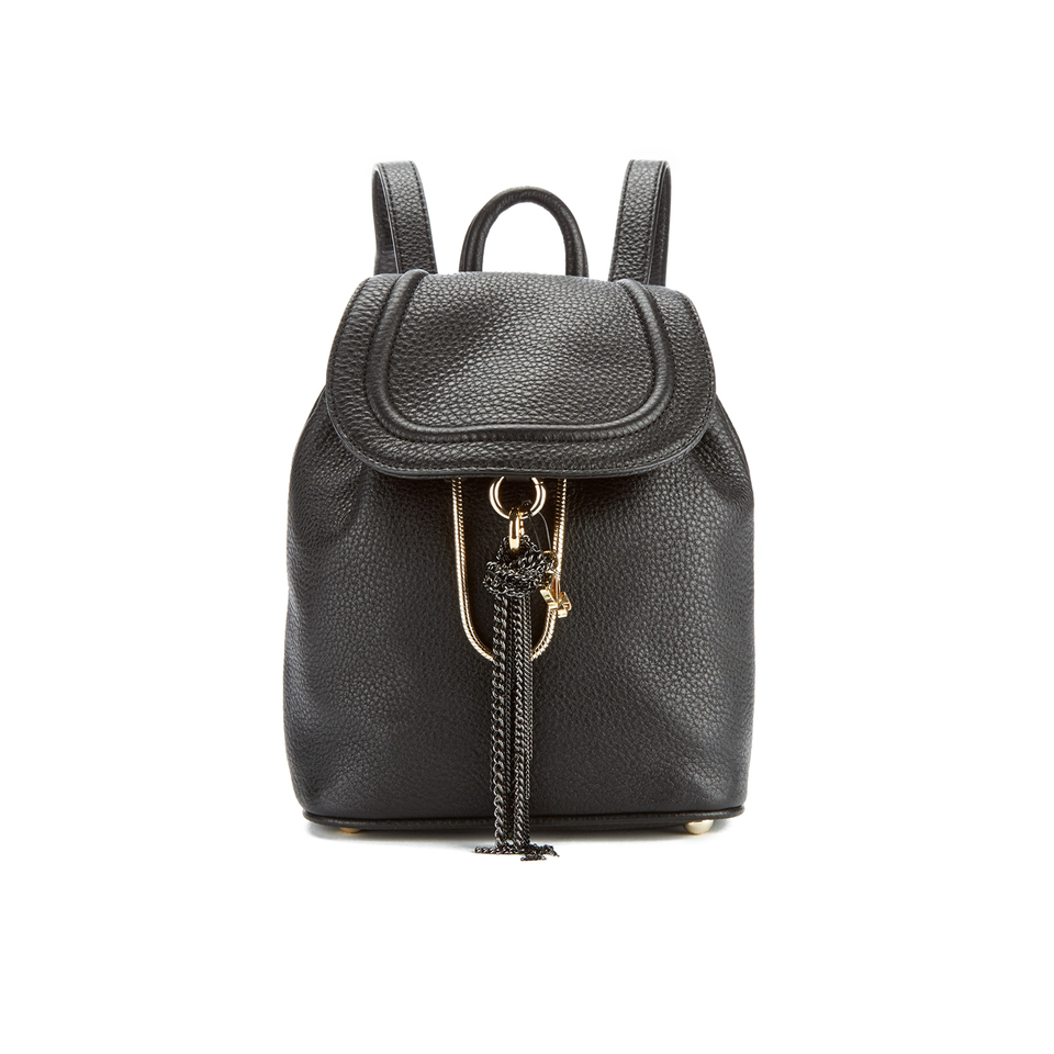 Diane von Furstenberg Women's Love Power Leather Backpack - Black