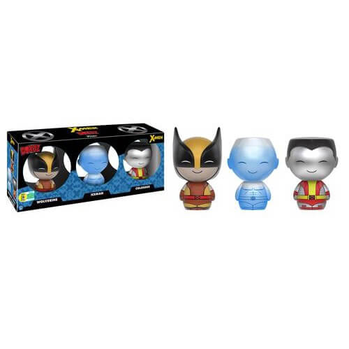 X-Men 3-Pack Wolverine, Iceman & Colossus Dorbz Vinyl Figure SDCC