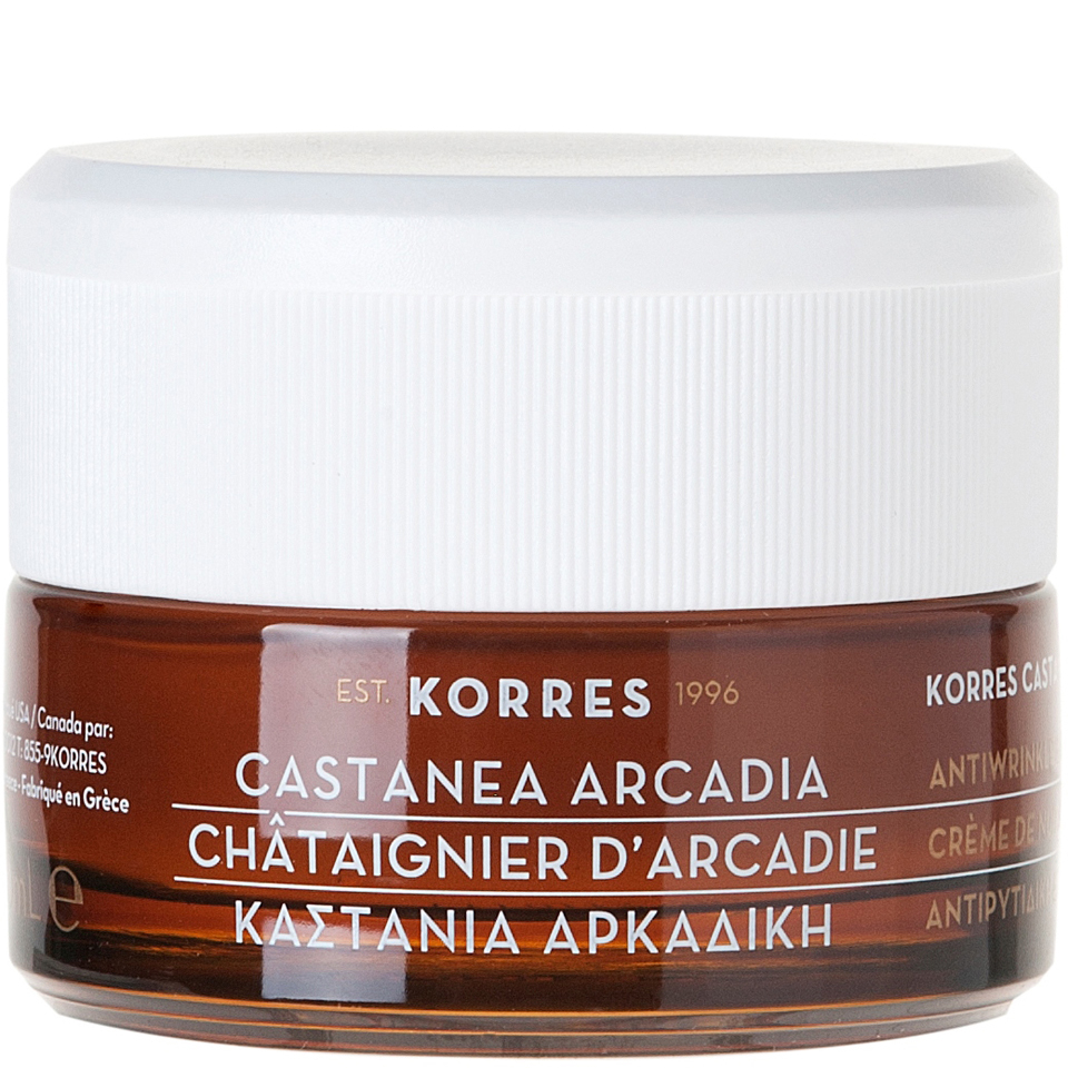 KORRES Castanea Arcadia Anti-Wrinkle and Firming Night Cream 40ml