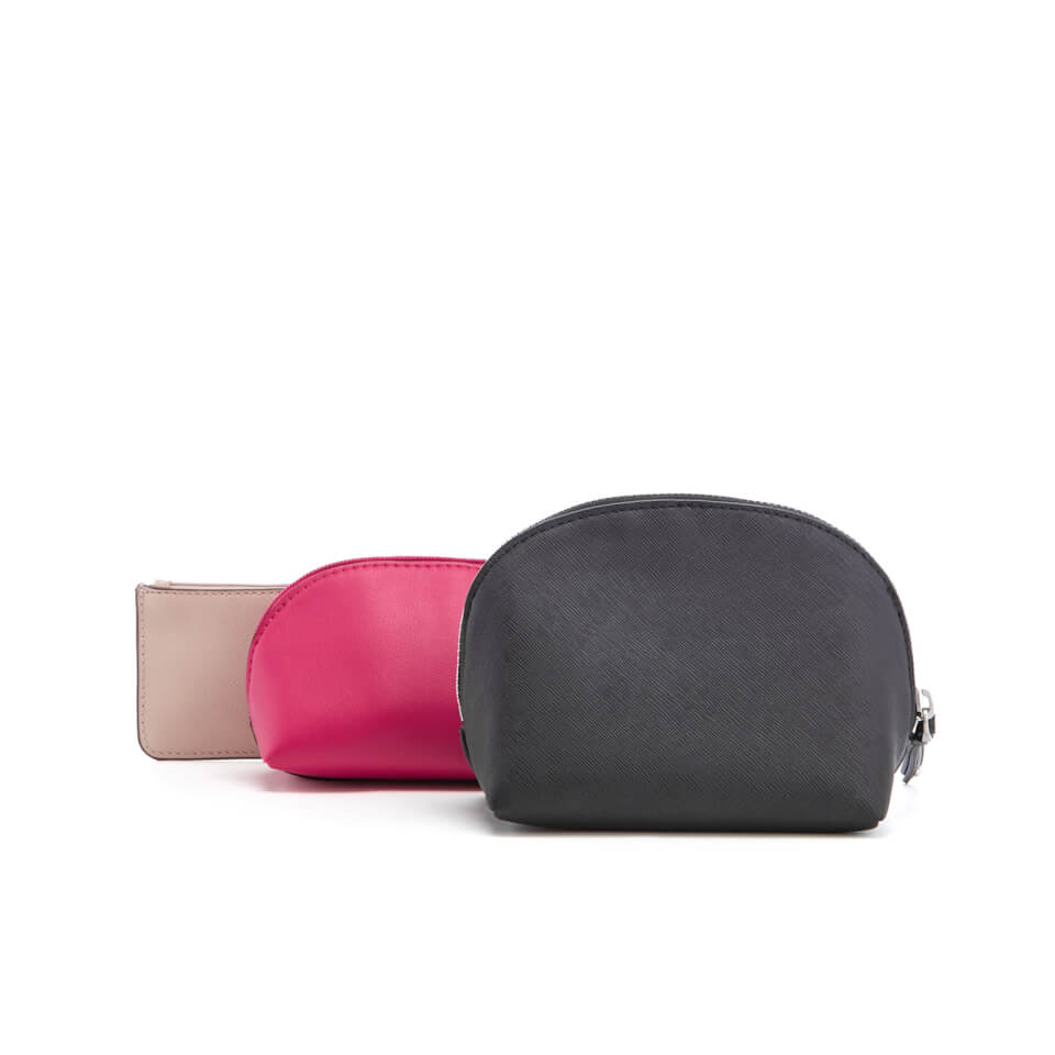 Calvin Klein Women's M4Rissa 3-in-1 Cosmetic Bag - Black