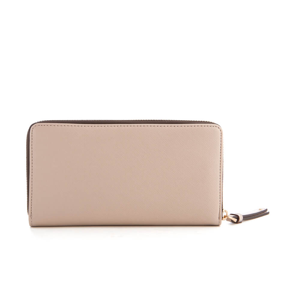 Calvin Klein Women's M4Rissa Large Zip Around Purse - Mushroom