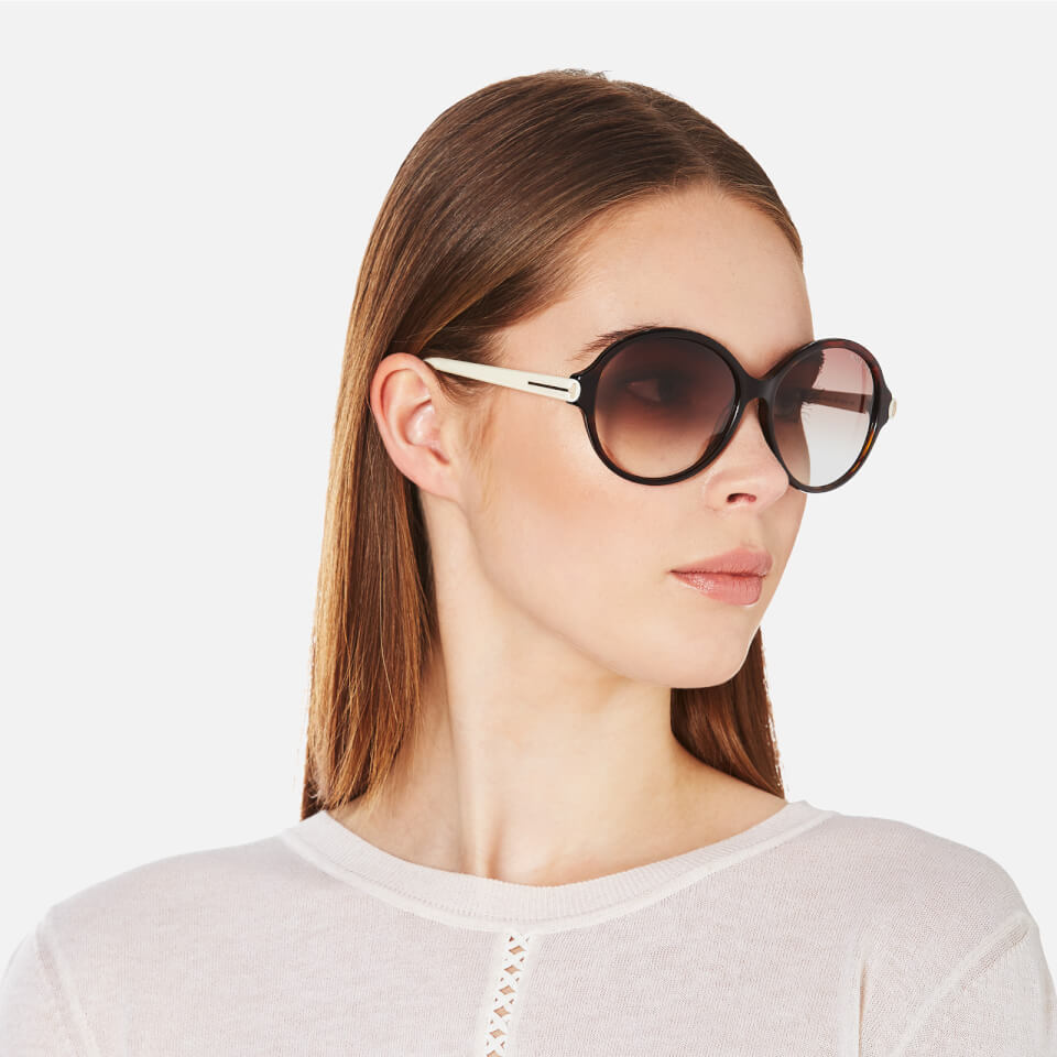 Tom Ford Women's Milena Sunglasses - Black/White