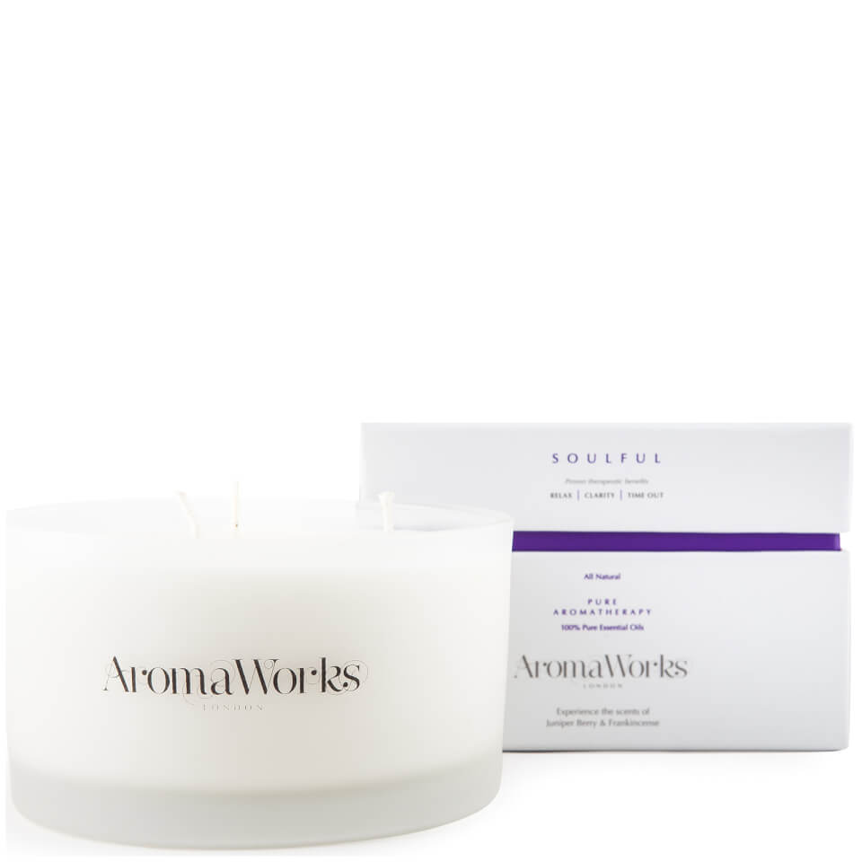 AromaWorks Soulful 3 Wick Candle