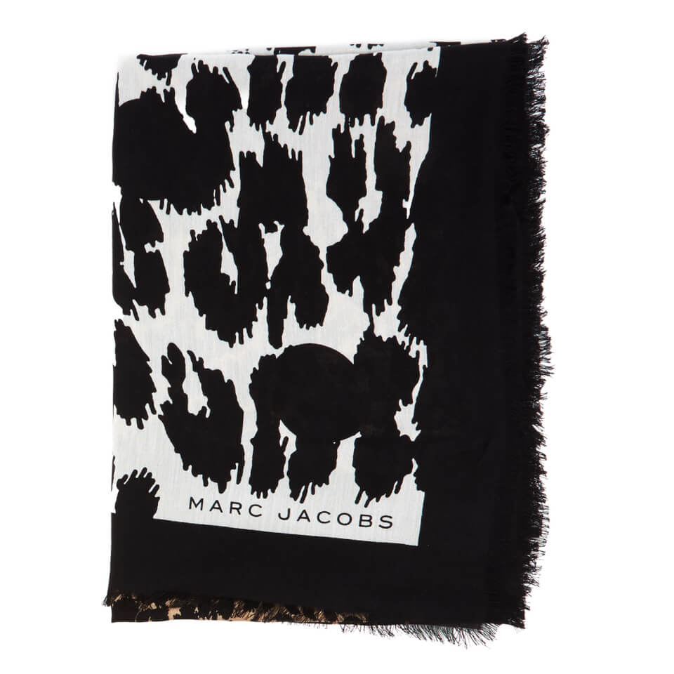 Marc Jacobs Women's Dotted Leopard Stole Scarf - Bone