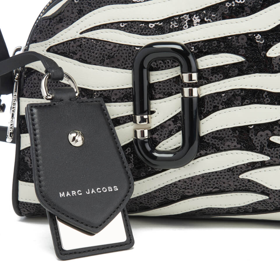 Marc Jacobs Women's Shutter Zebra Shoulder Cross Body Bag - Dove Multi