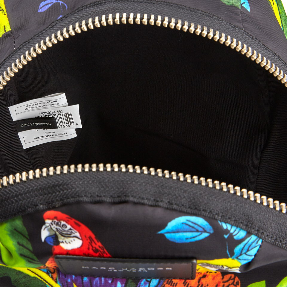 Marc Jacobs Women's Parrot Printed Biker Mini Backpack - Black Multi
