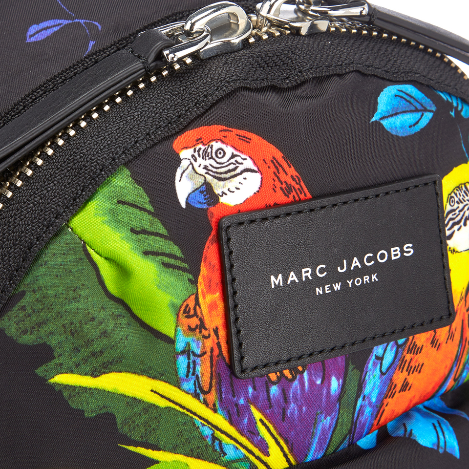 Marc Jacobs Women's Parrot Printed Biker Mini Backpack - Black Multi