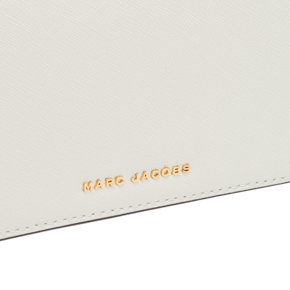 Marc Jacobs Women's Saffiano Leather Shoulder Strap Purse - Dove