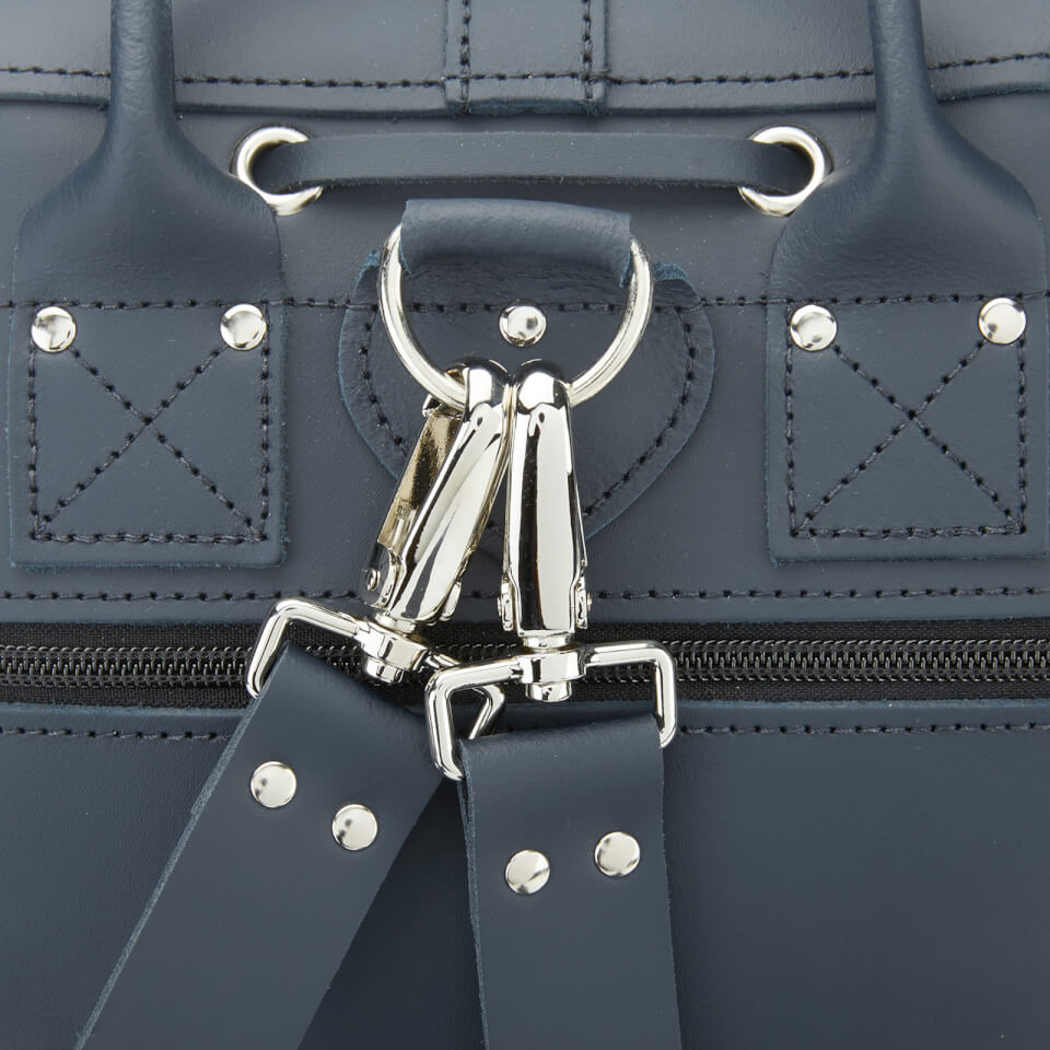 Grafea Women's Midnight Medium Leather Backpack - Blue