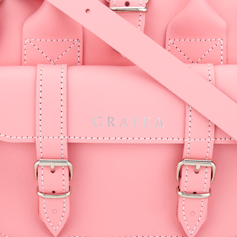 Grafea Women's Luna Leather Shoulder Bag - Pink Lemonade