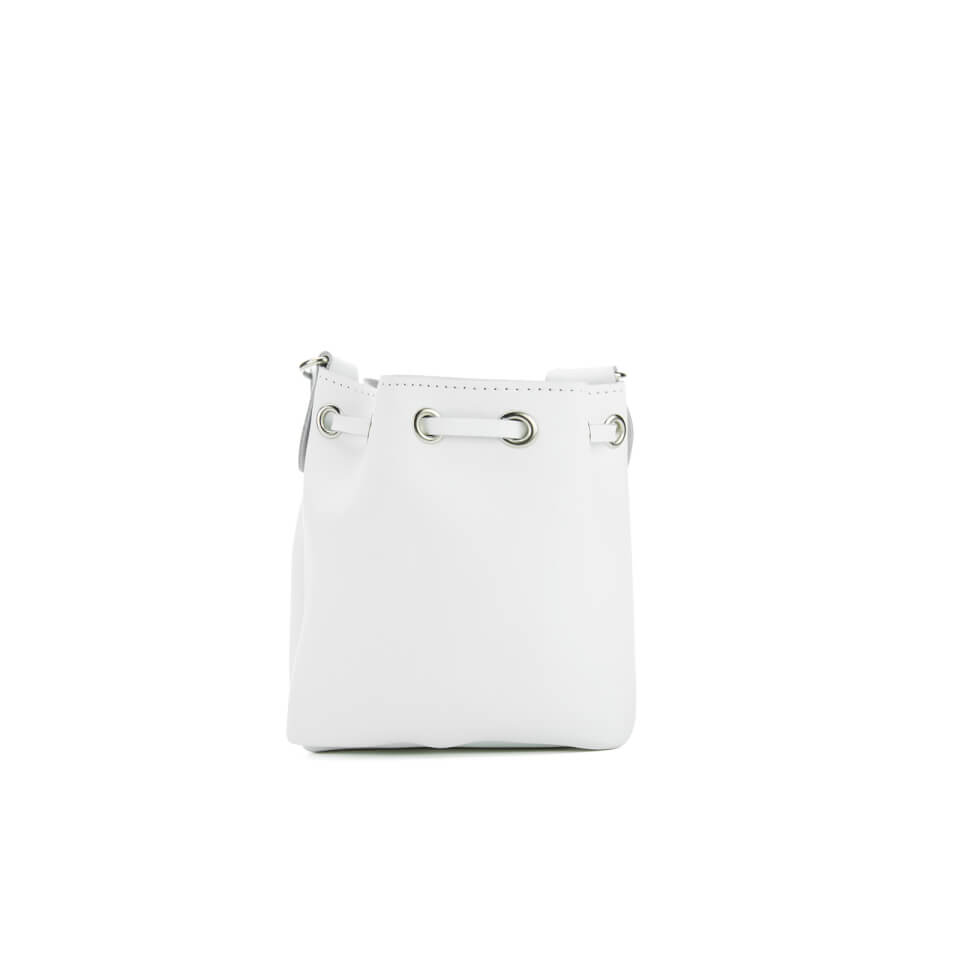 Grafea Women's Mini Bucket Bag - White
