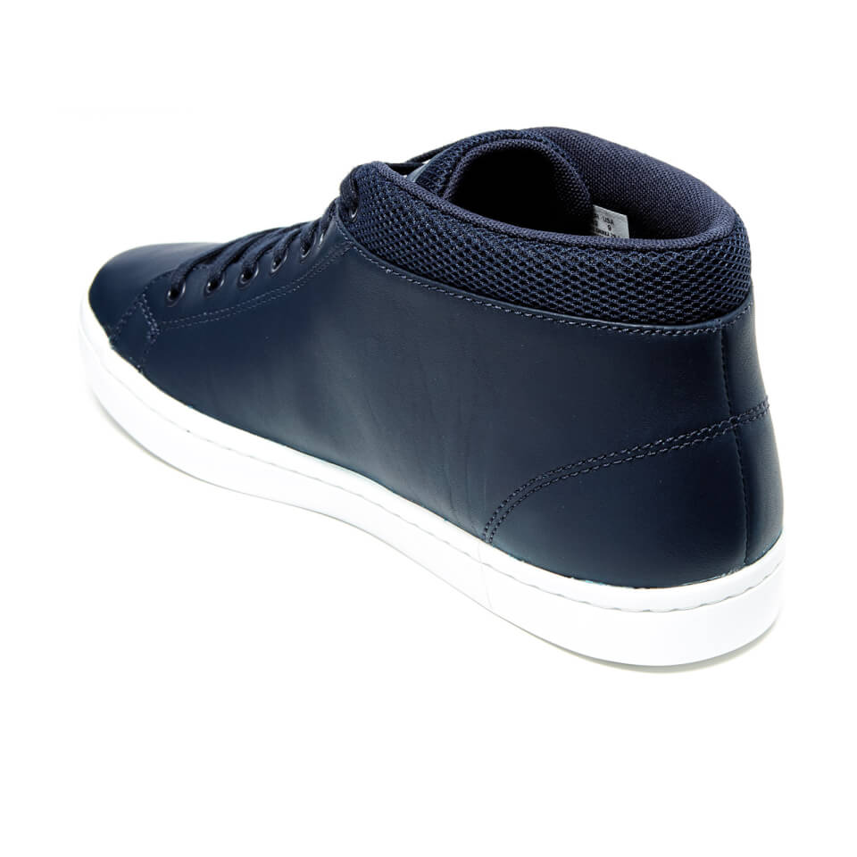 Lacoste Men s Straightset Chukka 316 3 SPM Hi Top Trainers Navy