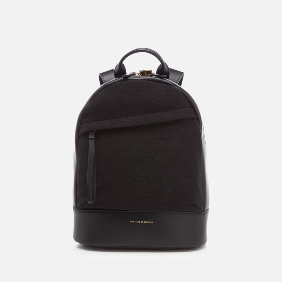 WANT Les Essentiels de la Vie Women's Mini Piper Backpack - Black Crepe/Jet Black