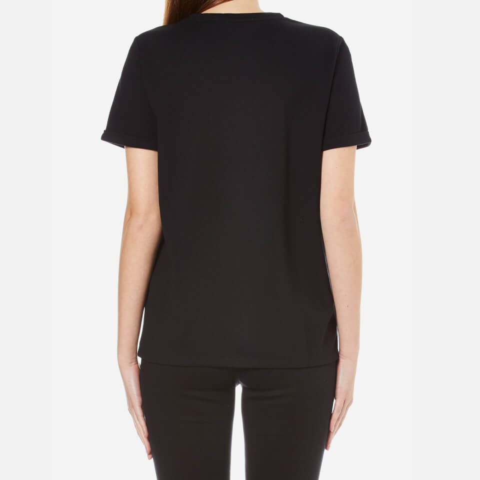 Karl Lagerfeld Women's Furry Winter Choupette T-Shirt - Black