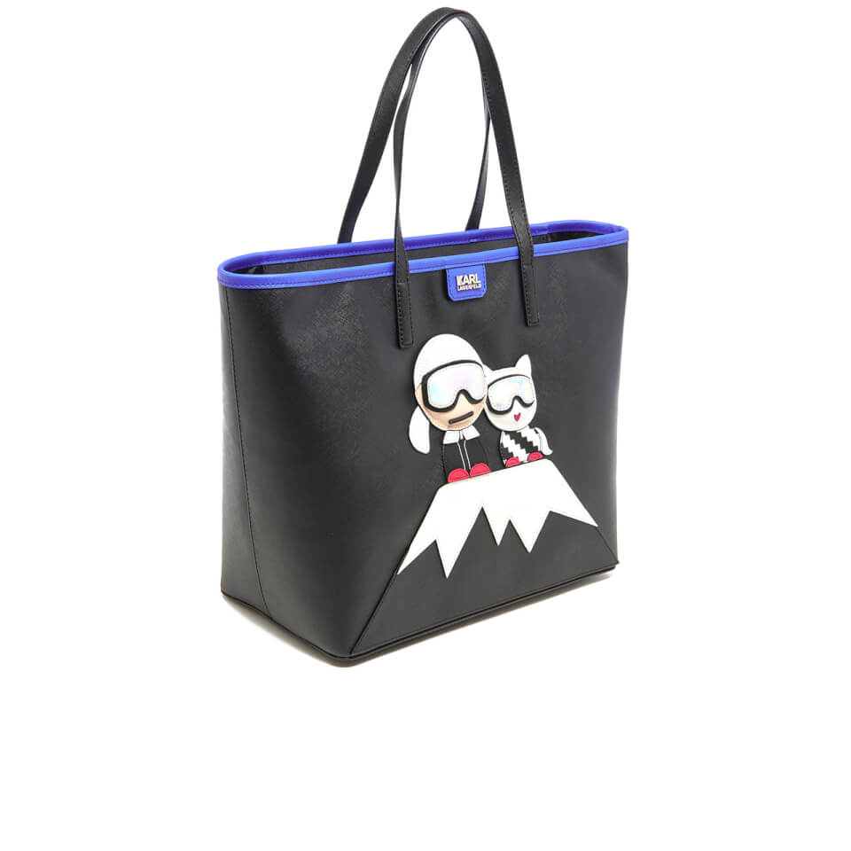 Karl Lagerfeld Women's Mountain Holiday Shopper Bag - Black