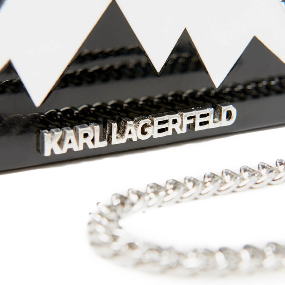 Karl Lagerfeld Women's Holiday Iceberg Minaudiere Bag - Black