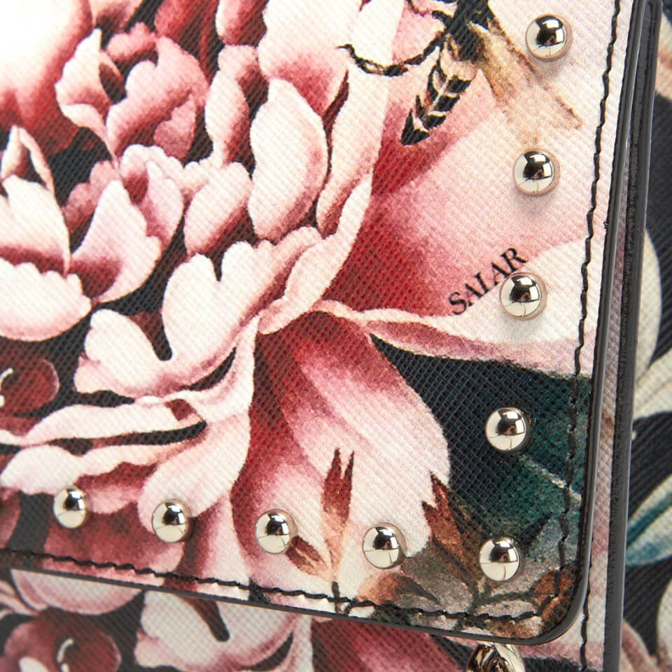 SALAR Women's Lulla Small Botanic Bag - Nero/Printed