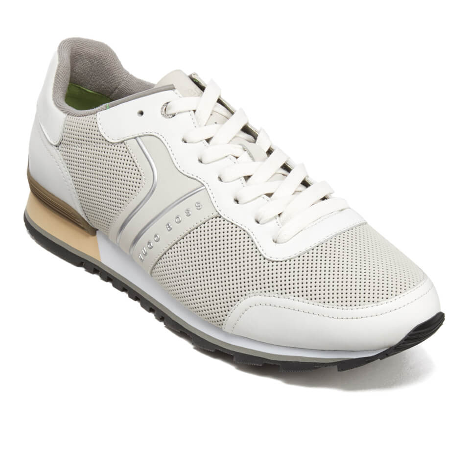 BOSS Green Men's Parkour Run Trainers - White