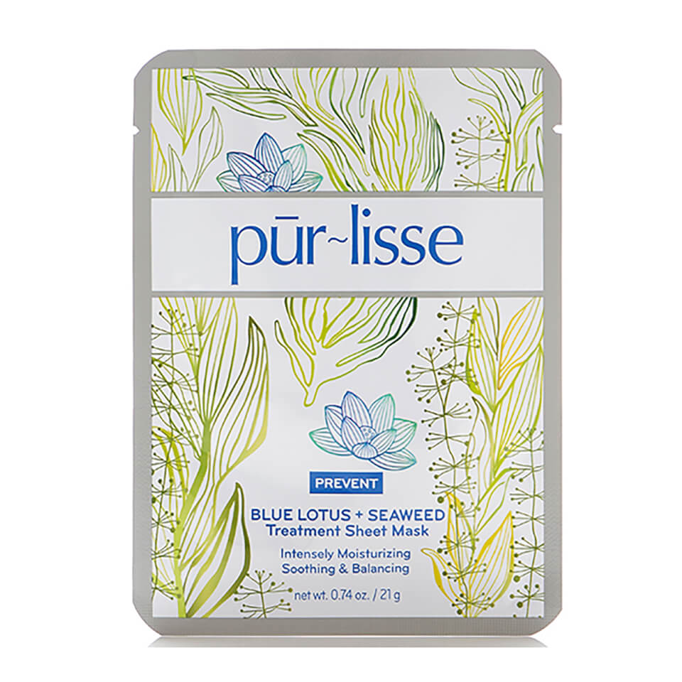 Purlisse Blue Lotus and Seaweed Treatment Sheet Mask