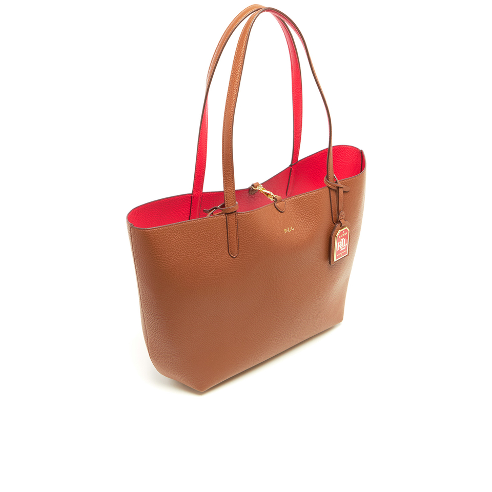 Lauren Ralph Lauren Women's Milford Olivia Tote Bag - Bourbon/Red