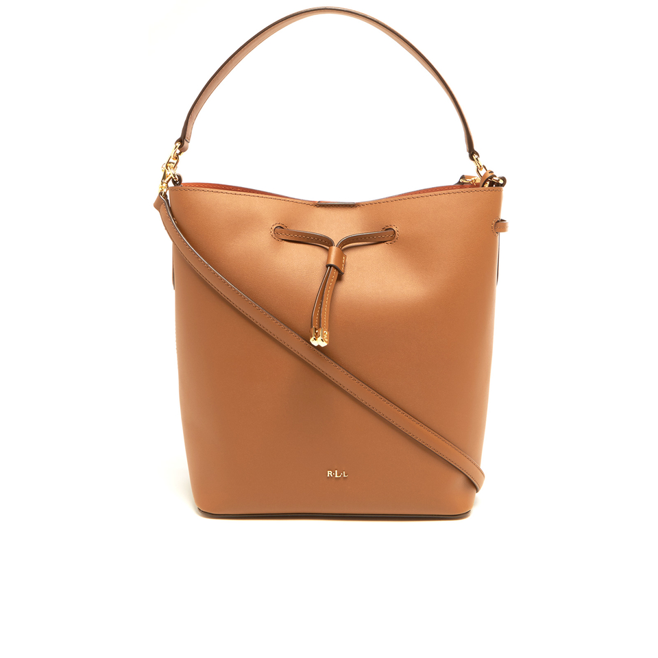 Lauren ralph lauren dryden debby leather drawstring deals