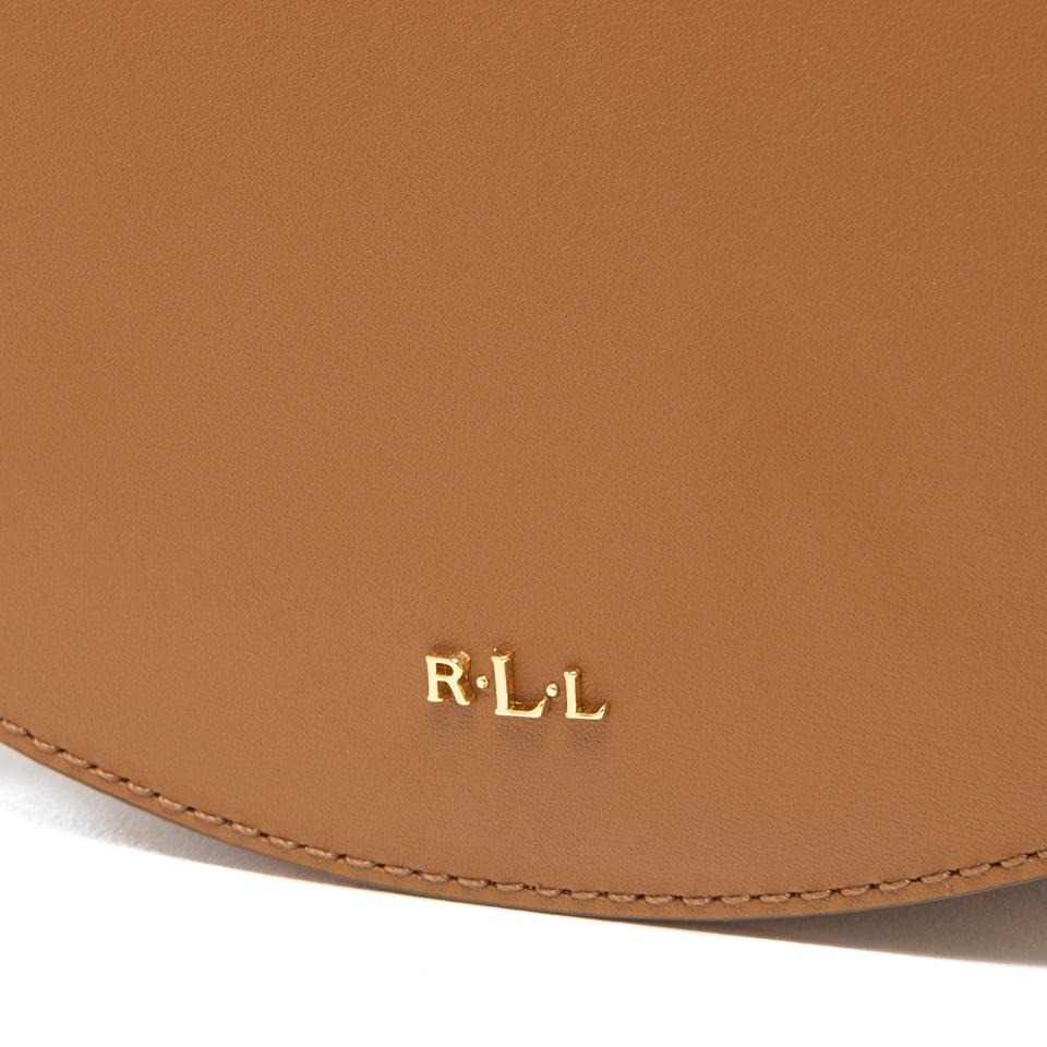 Lauren Ralph Lauren Women's Dryden Caley Mini Saddle Bag - Field Brown/Monarch Orange
