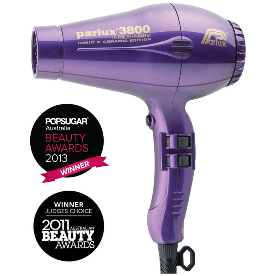 Parlux 3800 Eco Friendly Hair Dryer 2100W - Purple