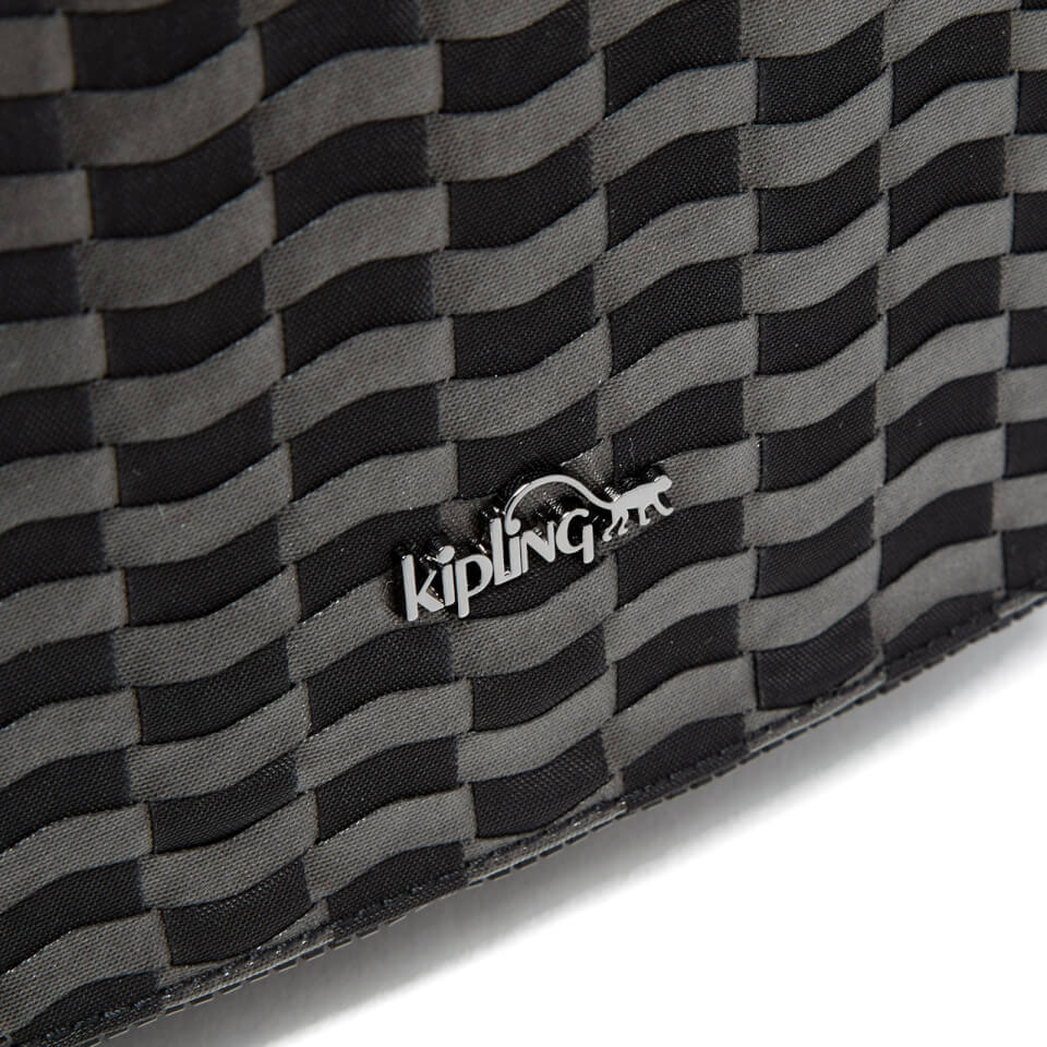 Kipling Women's Earthbeat Medium Cross Body Bag - Weaving Black