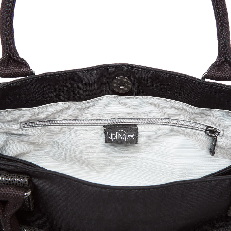 Kipling Women's Caralisa Medium Handbag - Weaving Black
