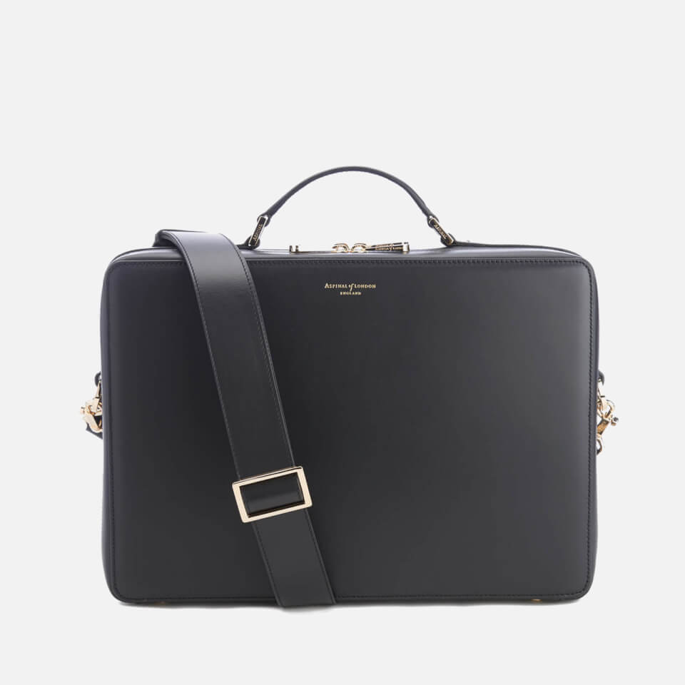 Aspinal of London Dover Street Smooth Bag - Black