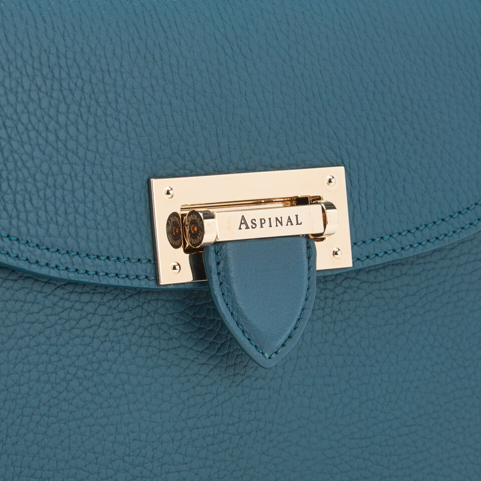 Aspinal of London Women's Saddle Pebble Bag - Blue