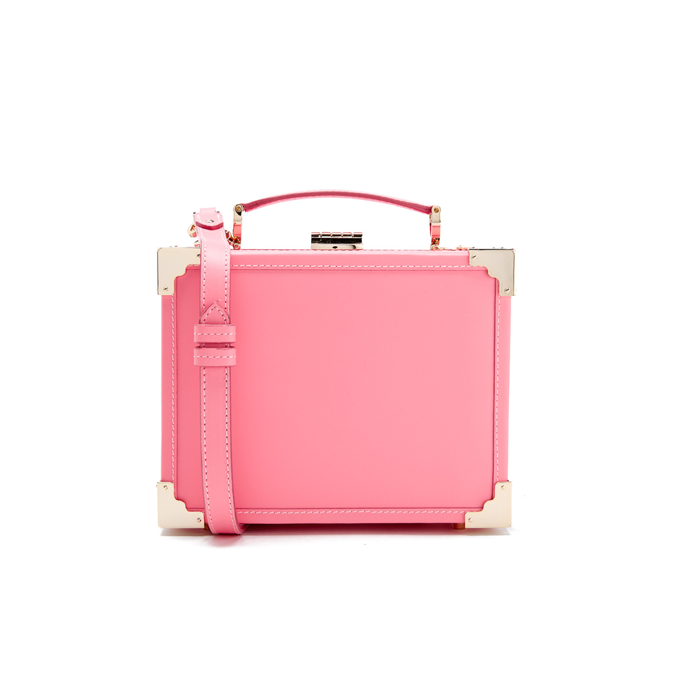 Aspinal of London Women's Trunk Smooth Bag - Pink