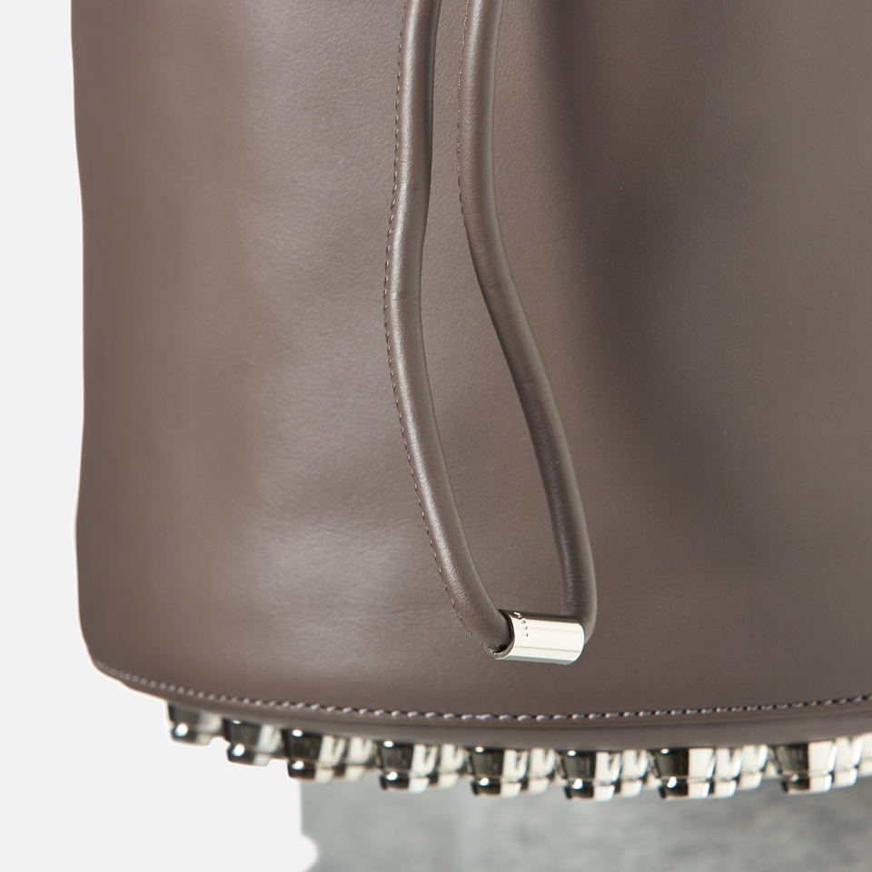 Alexander Wang Women's Alpha Soft Leather Bucket Bag - Mink Grey