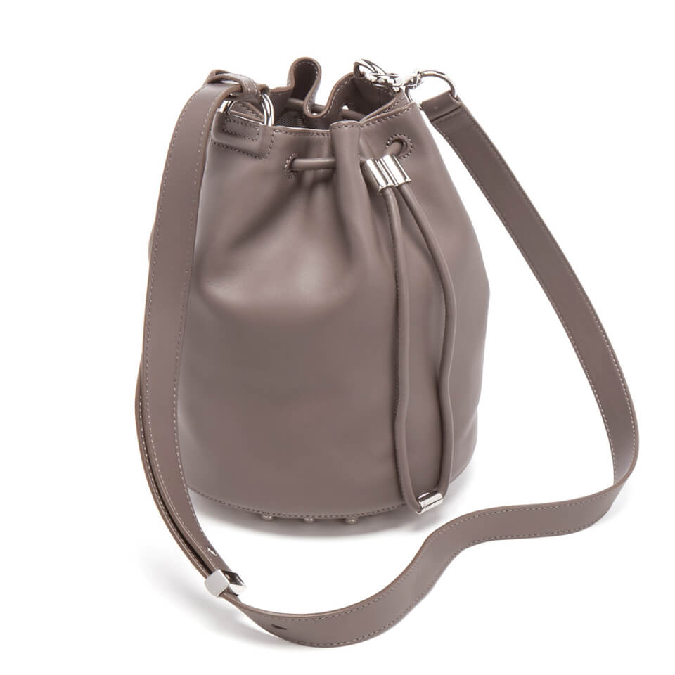 Alexander Wang Women's Alpha Soft Leather Bucket Bag - Mink Grey