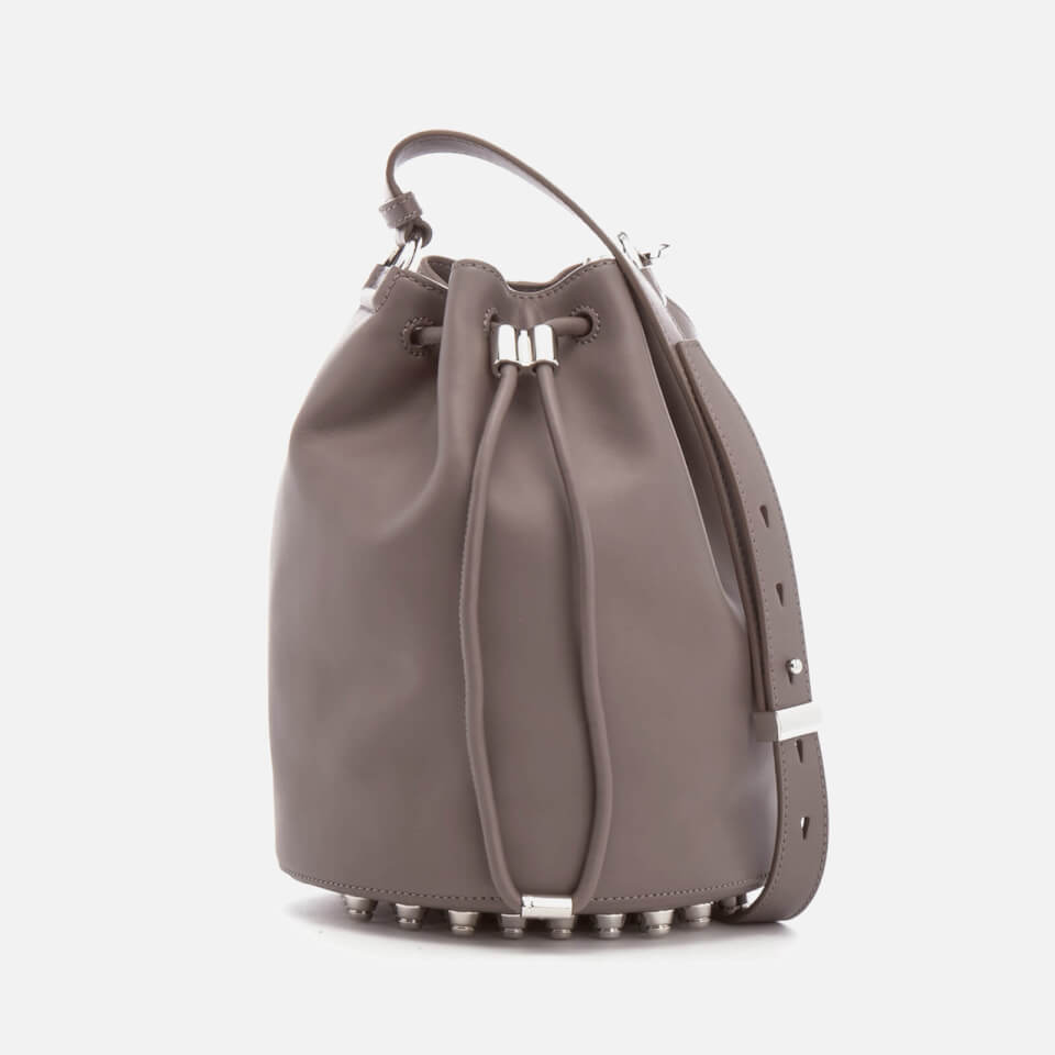 Alexander Wang Women's Alpha Soft Leather Bucket Bag - Mink Grey
