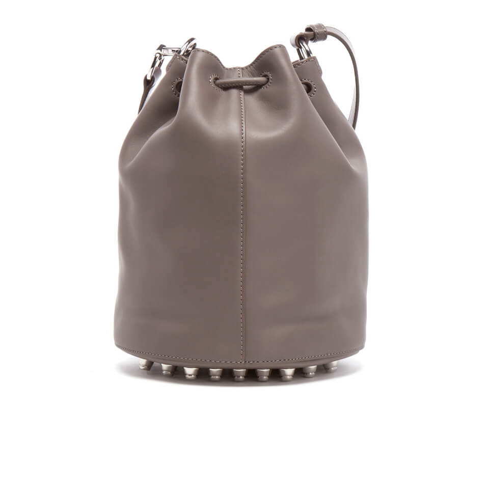 Alexander Wang Women's Alpha Soft Leather Bucket Bag - Mink Grey