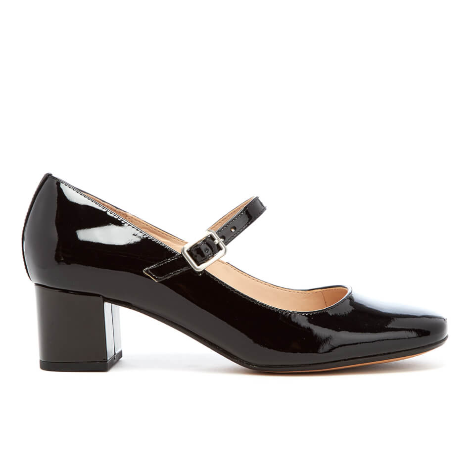 Oposición Contable posición Clarks Women's Chinaberry Pop Patent Mary Jane Mid Heels - Black |  Worldwide Delivery | Allsole