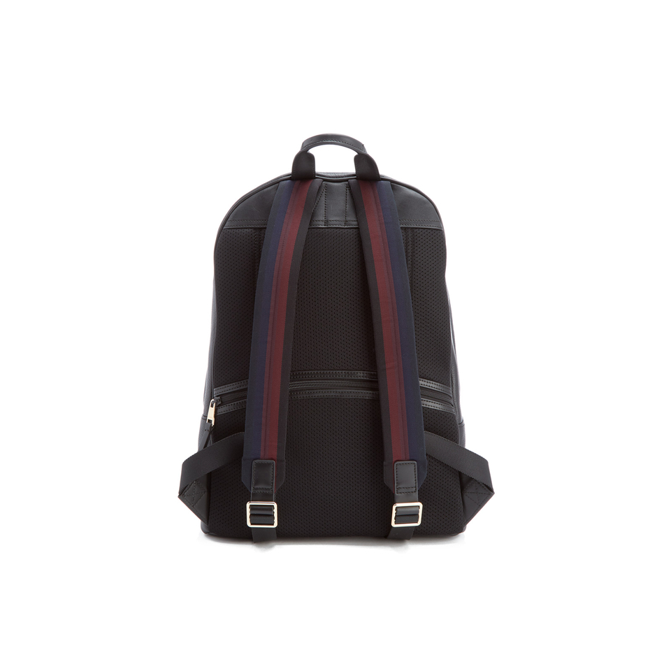 Paul Smith Men's City Webbing Leather Backpack - Black