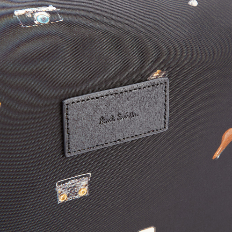 Paul Smith Men's Cufflink Print Nylon Washbag - Black