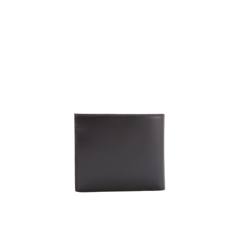 Paul Smith Men's Crayon Print Leather Billfold Wallet - Black