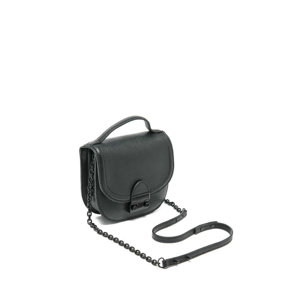 Loeffler Randall Women's Mini Cross Body Saddle Bag - Black
