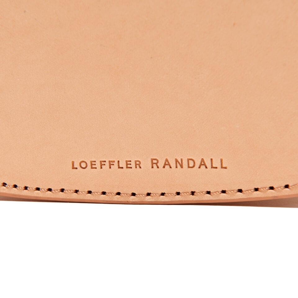 Loeffler Randall Women's Mini Cross Body Saddle Bag - Natural