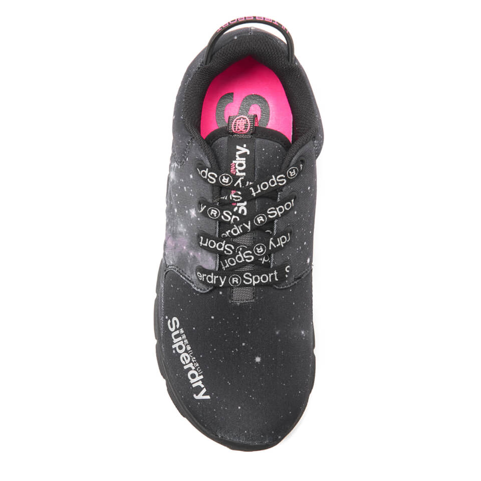 Superdry Women s Scuba Runner Trainers Black Stealth Allsole