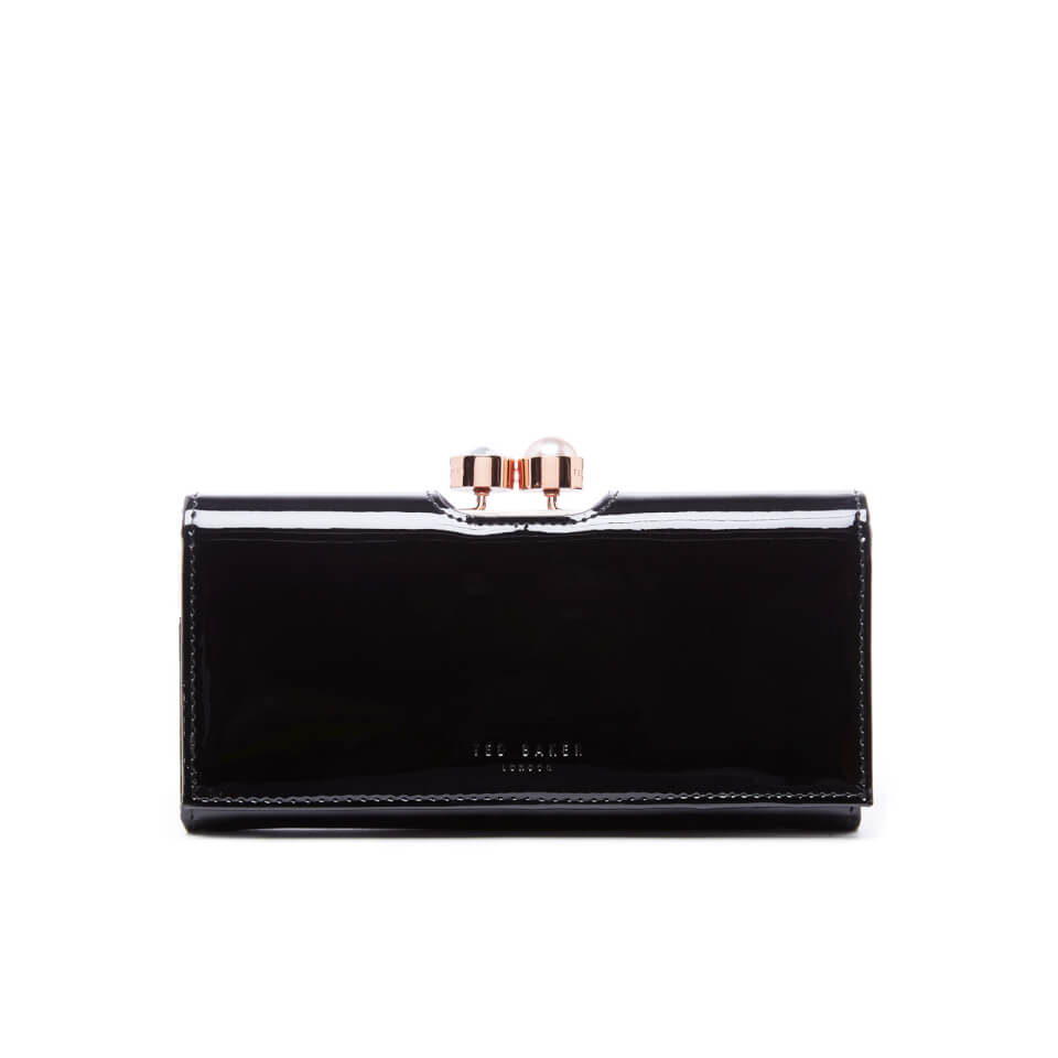 Ted Baker Women's Cecilie Pearl Bobble Patent Matinee Purse - Black