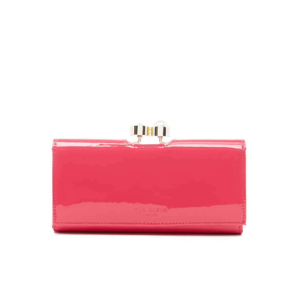 Ted Baker Women's Cecilie Pearl Bobble Patent Matinee Purse - Coral