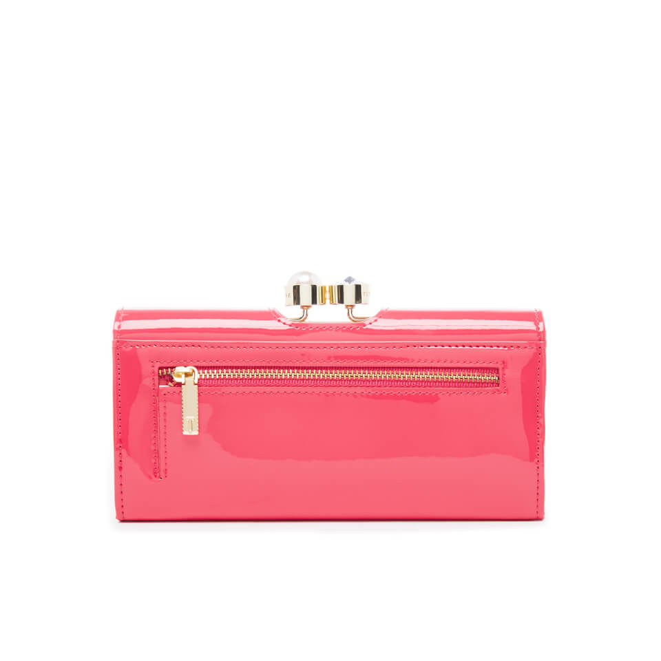 Ted Baker Women's Cecilie Pearl Bobble Patent Matinee Purse - Coral