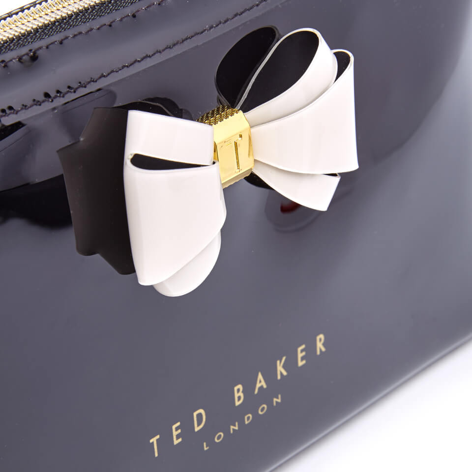 Ted Baker Women's Abbie Curved Bow Large Wash Bag - Black
