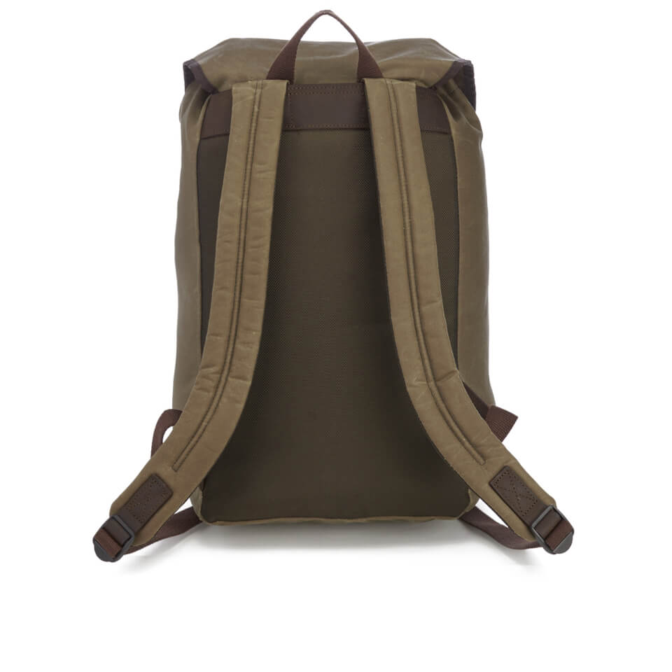 Barbour Men's Wax Leather Backpack - Stone