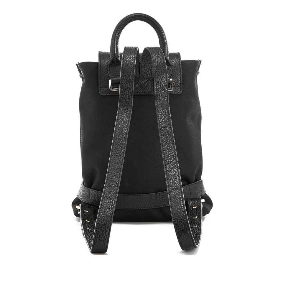 meli melo Women's Mini Nylon Backpack - Black